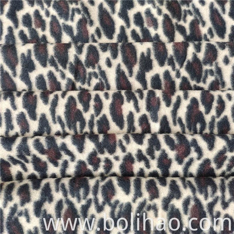 cheetah printed polar fleece